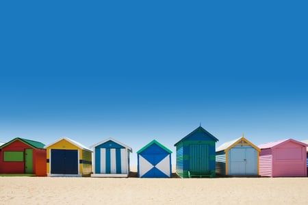 Njut av strandlivet i Australien