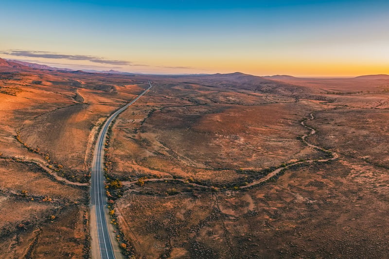 The Outback Highway i Flinders Ranges