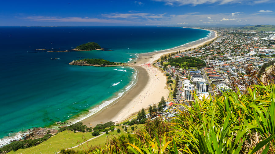 Utforska Tauranga vid Bay of Plenty