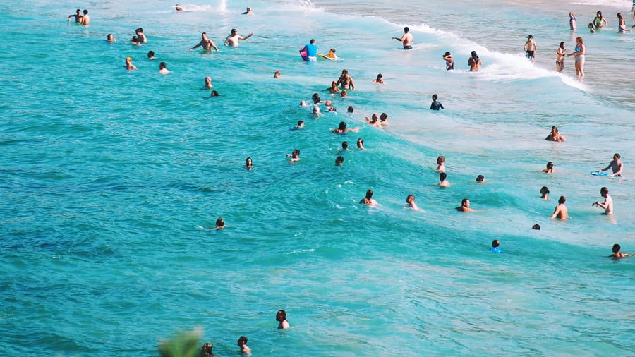 Ta ett dopp i havet på legendariska Bondi Beach