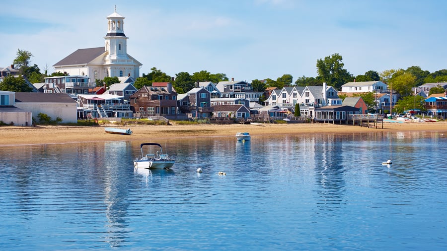 Den charmerende kystby Cape Cod