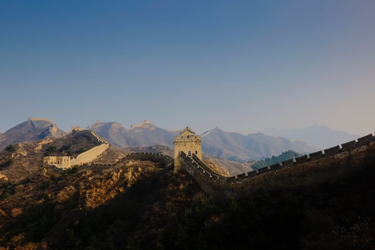 The great wall of China