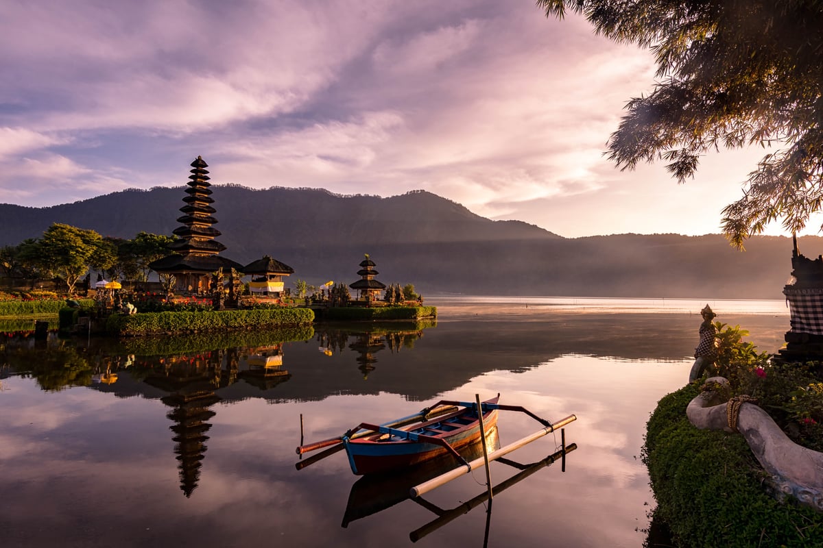 Ulun Danu-templet på Bali