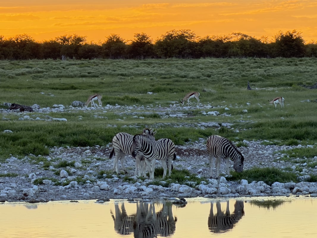 Get ready for the spectacular sunsets in Namibia