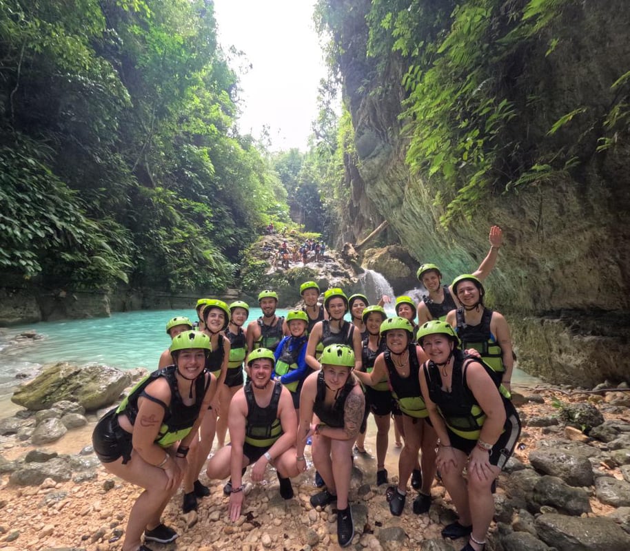 Jump into adventure at Kawasan Falls