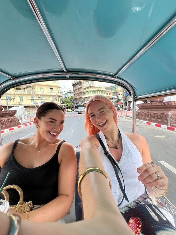 Tuk-tuk-tur i Bangkok.