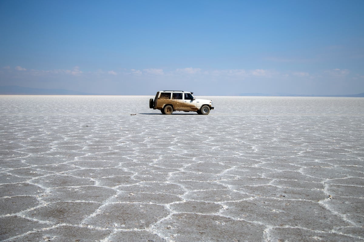 Zoutvlaktes in Bolivia