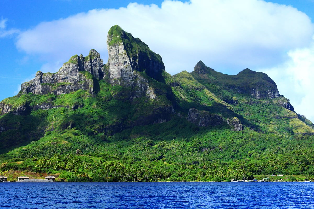 Mount Otemanu i Fransk Polynesien
