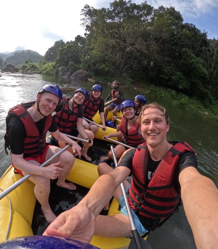 Raft down Sri Lanka's rivers