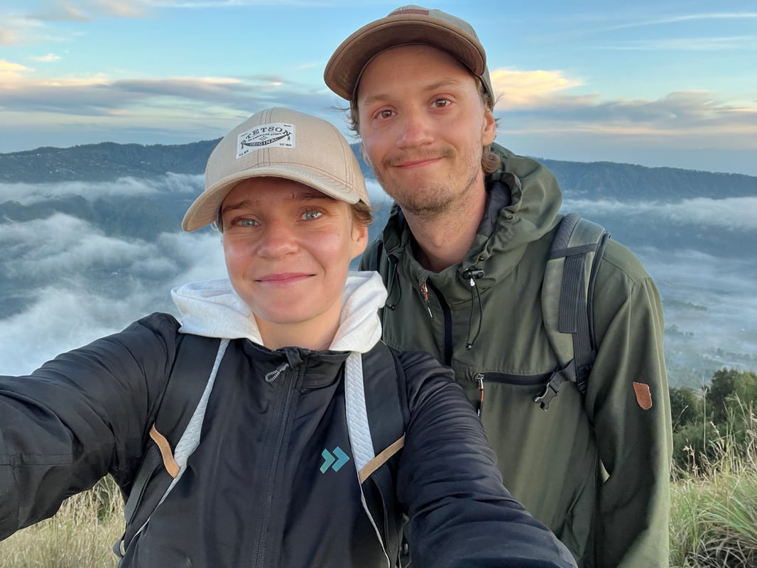Fjallganga með ástinni