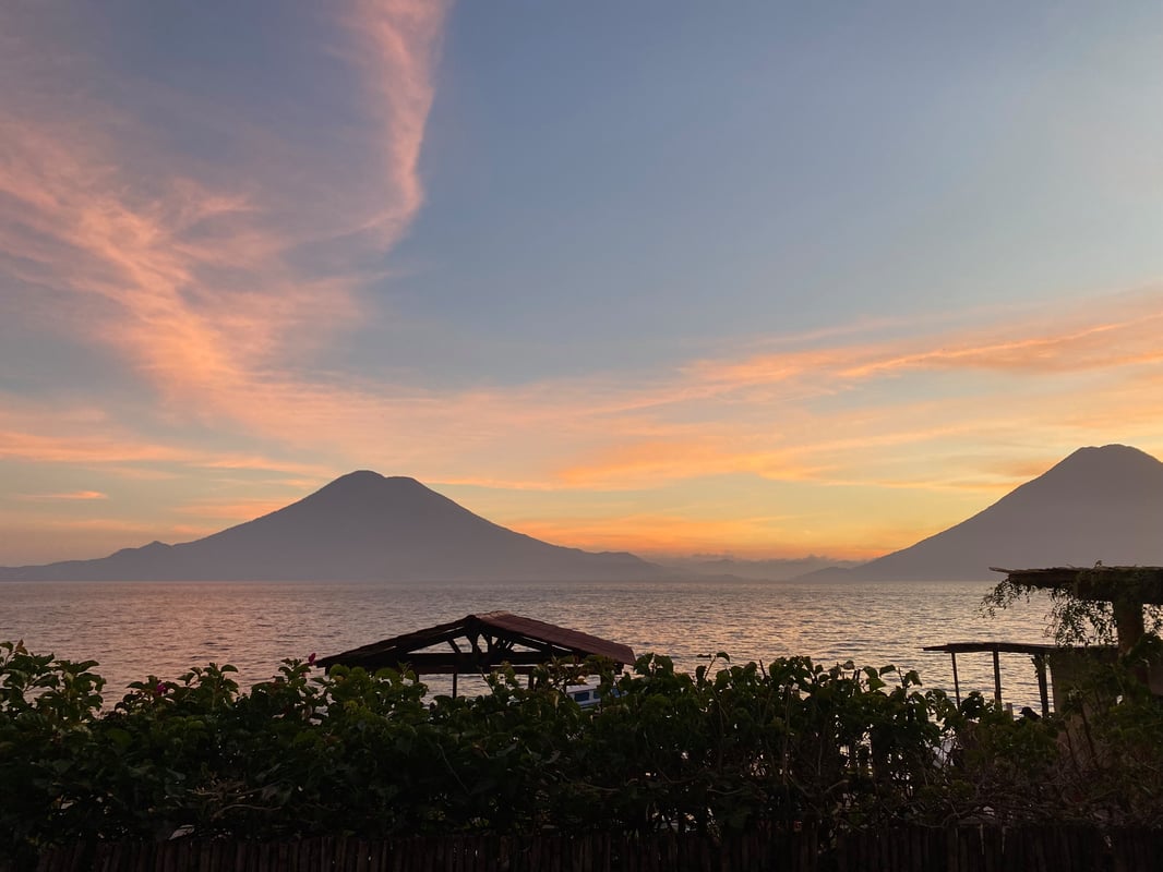 Enjoy Guatelama's beautiful volcanos and lakes