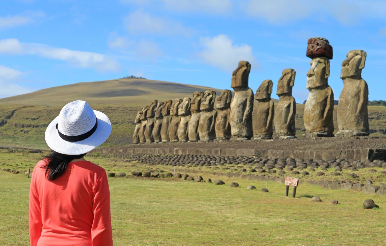 Moai-statuer på Påskeøen