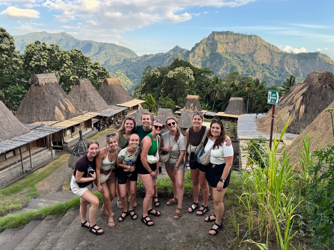 the traditional village of Tololela