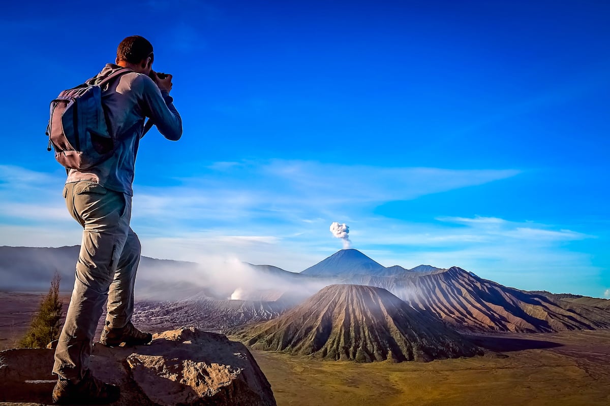 Vulkanerne ved Bromo på Java