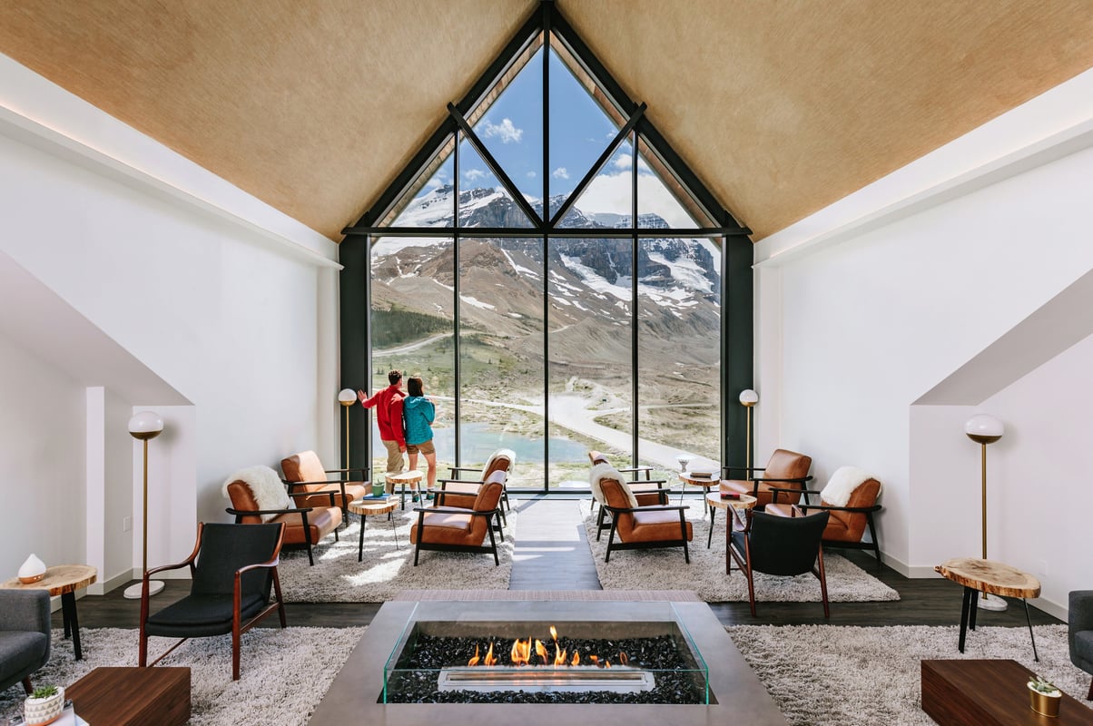 Glacier View Lodge i Jasper National Park