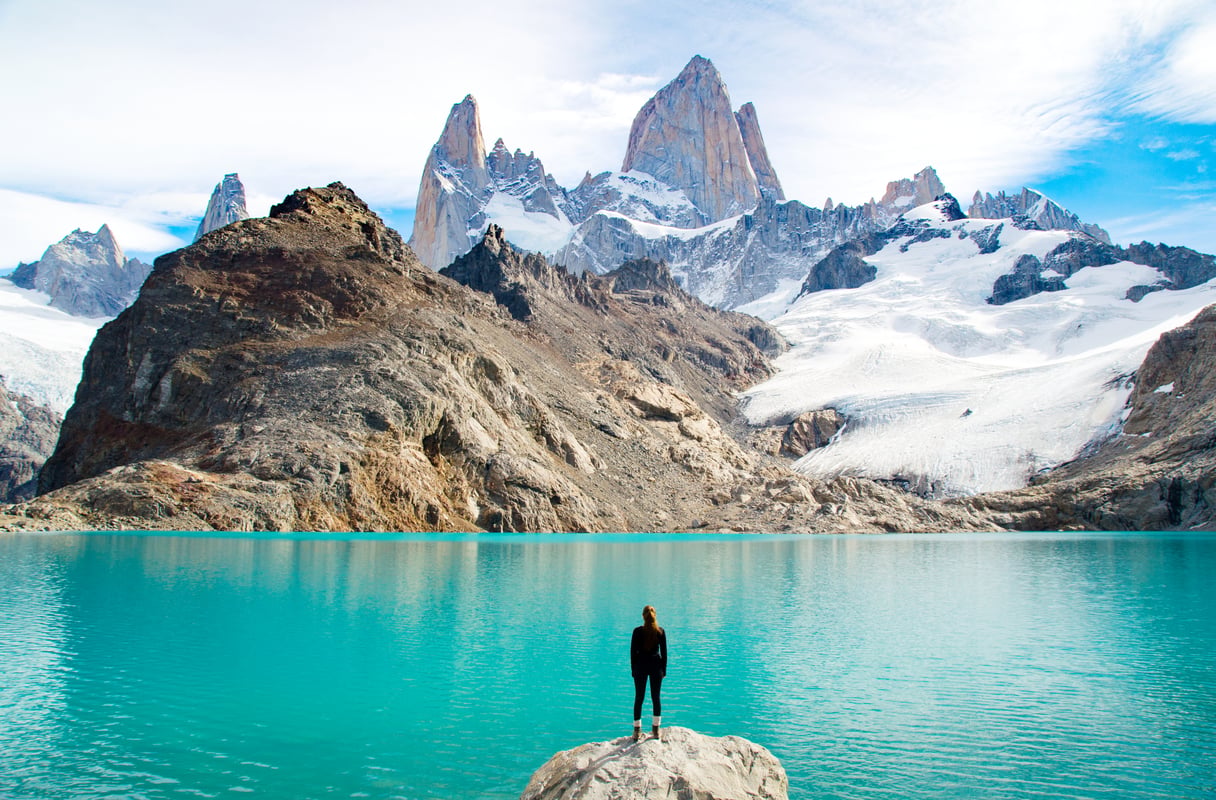 Fitz Roy-berget vid El Chaltén