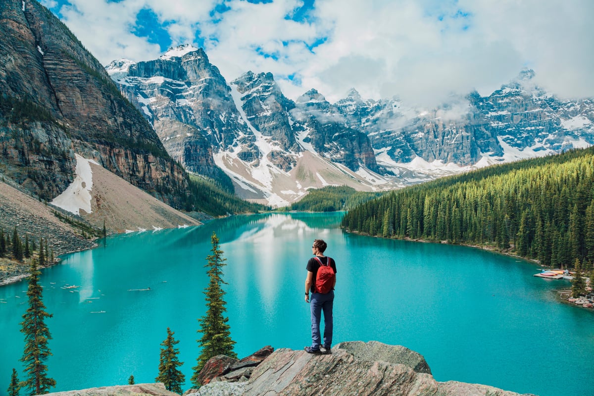 Moraine Lake i Banff National Park