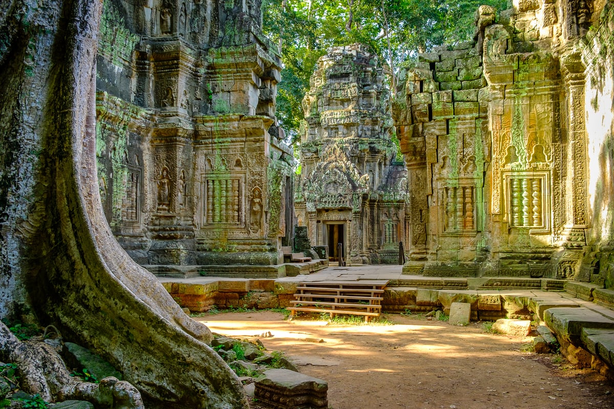 Ta Prohm - även känt som Tomb Raider-templet