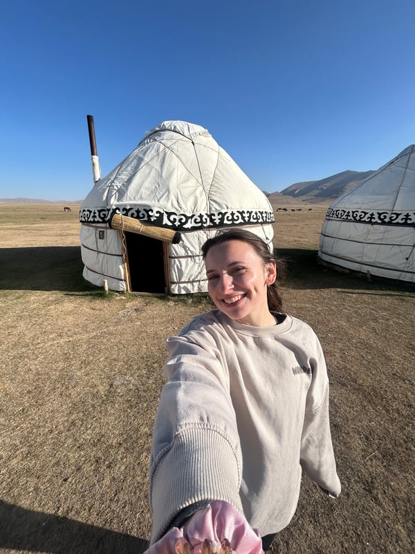 Make sure to spend a night in a yurt