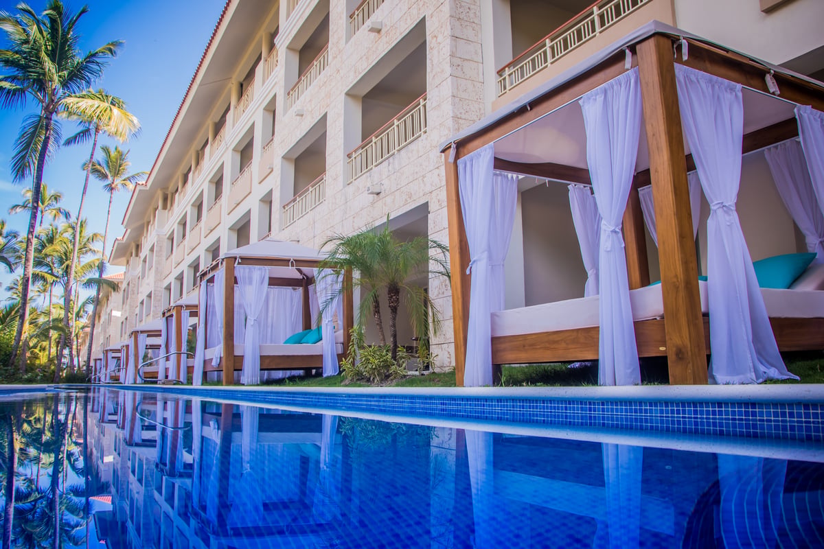 Swimmingpool på Majestic Mirage