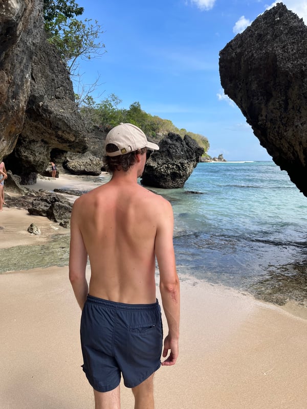 Utforske strendene på Bali