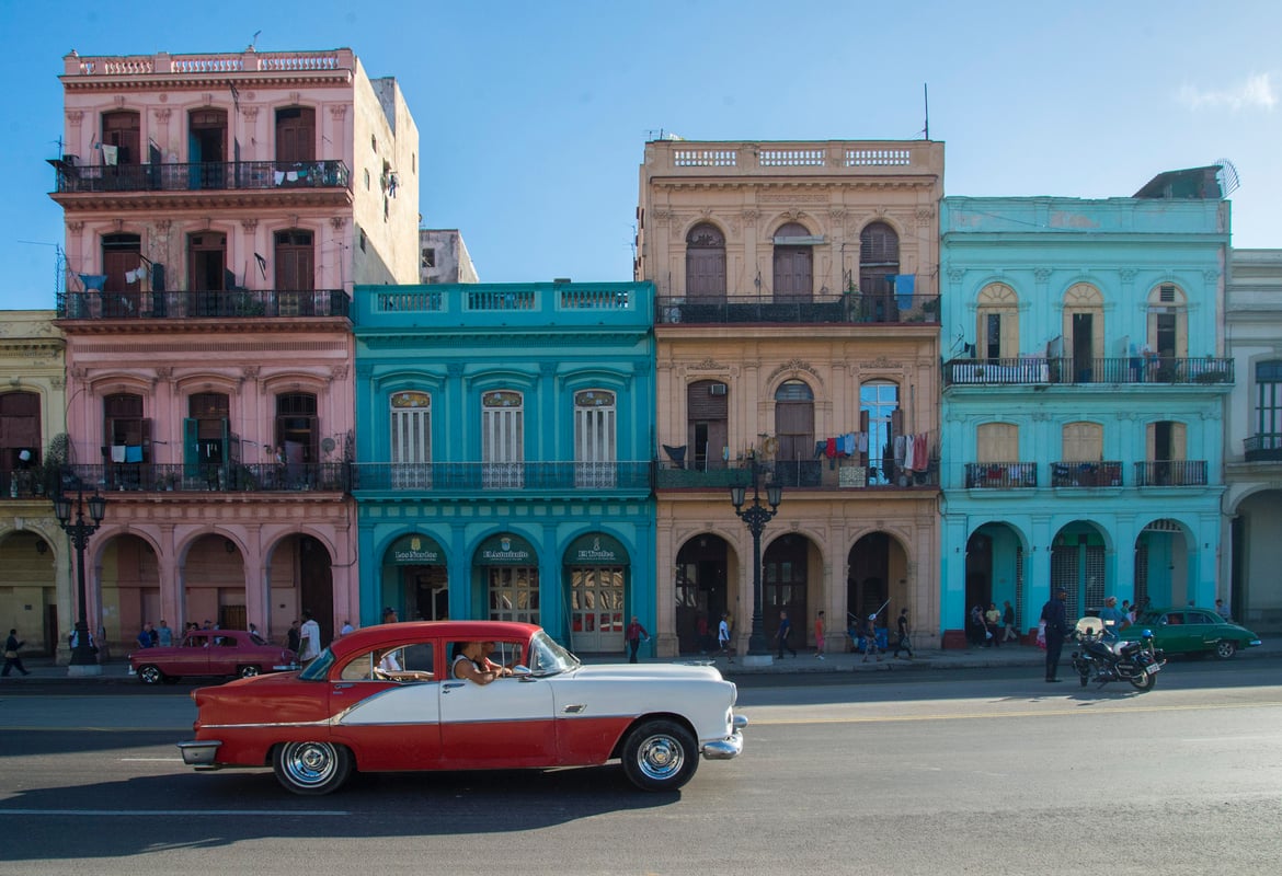 Ride in a classic car through Havana