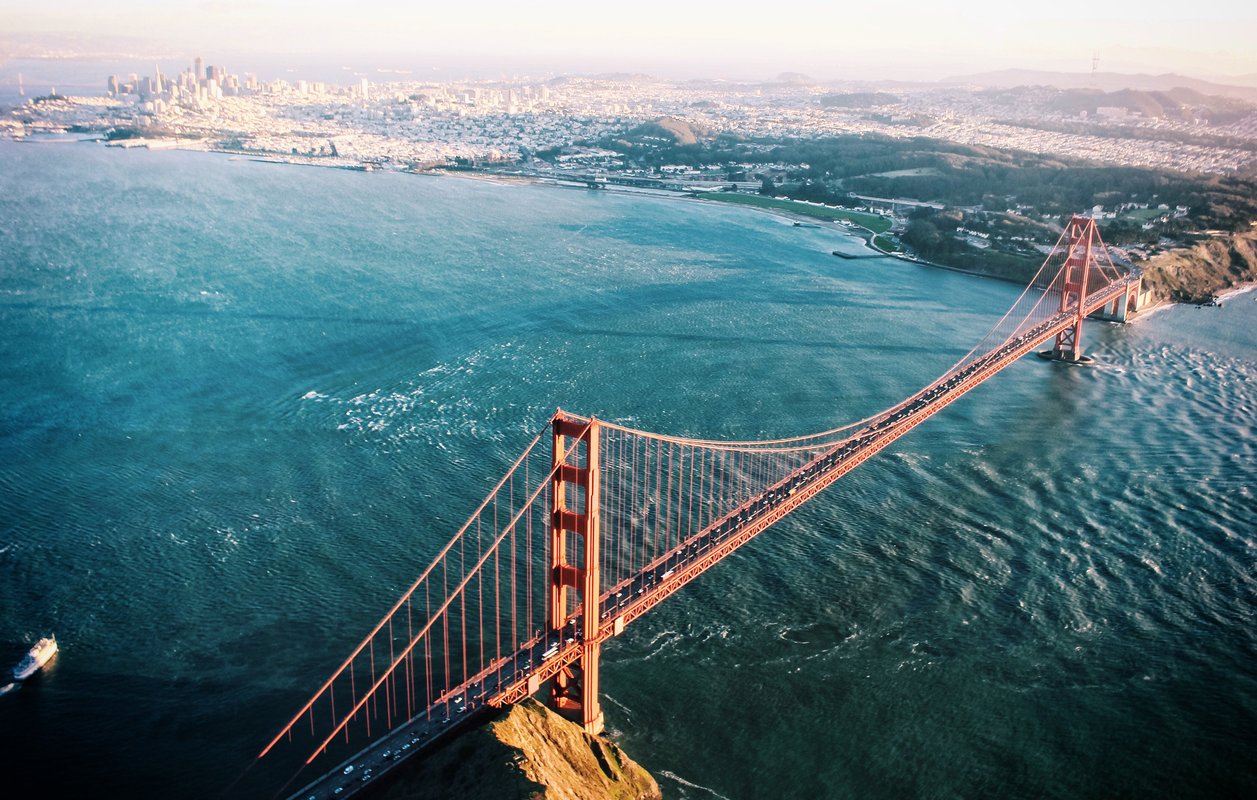 Golden Gate Bridge in San Fransisco