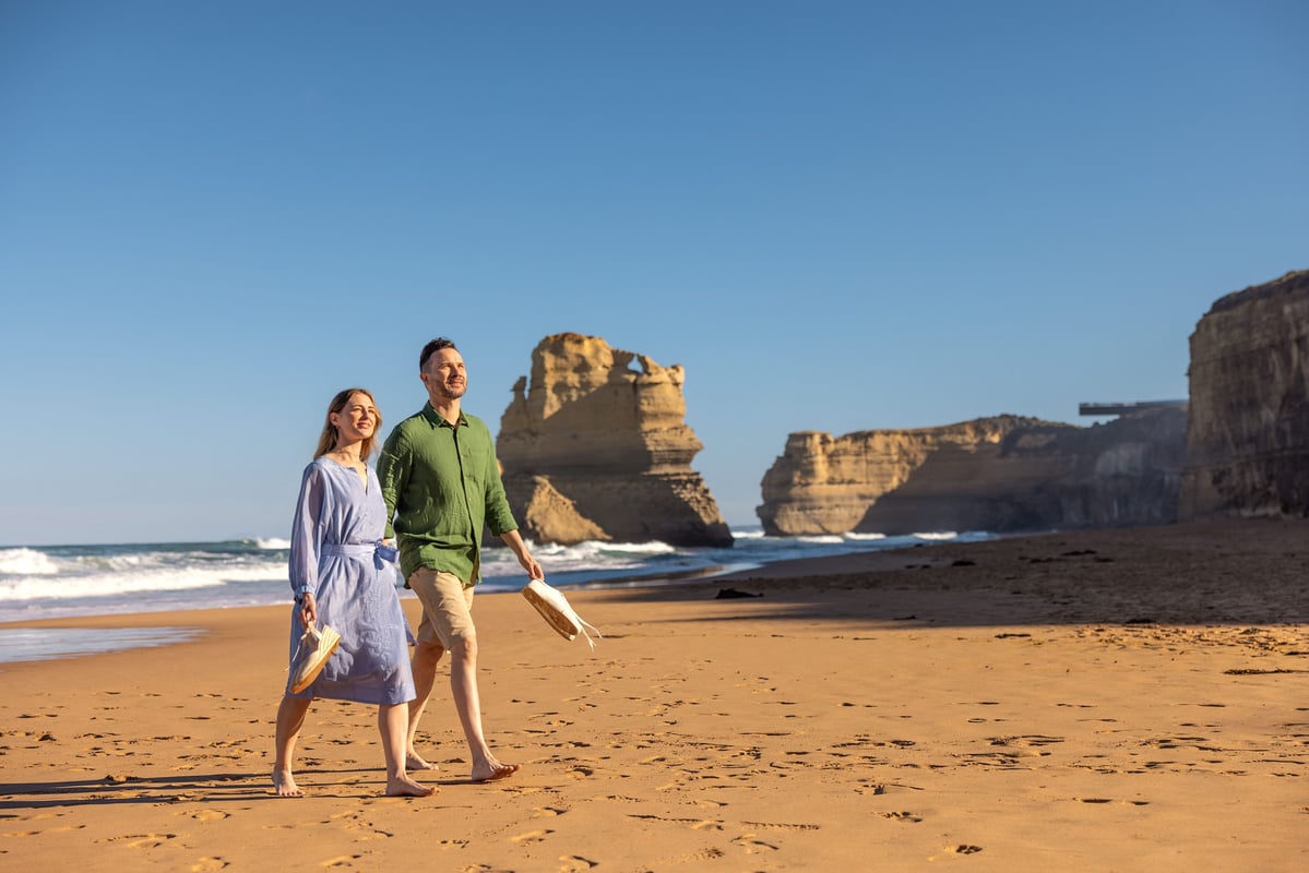 De 12 Apostle på Great Ocean Road