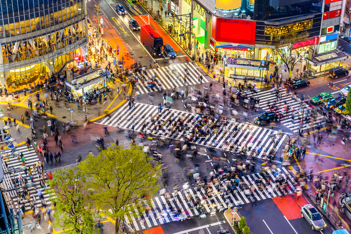 Shibuya Crossing i Tokyo