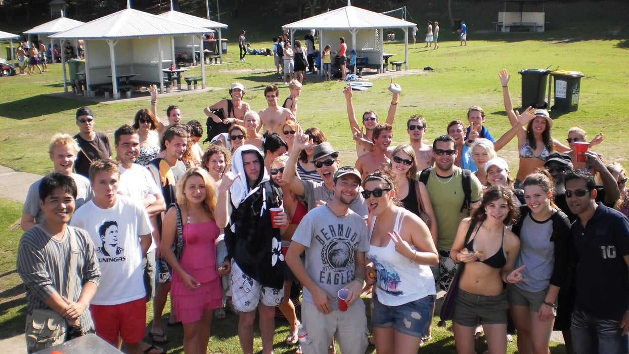 People at an event