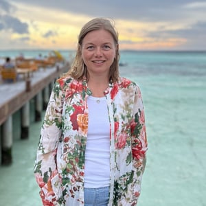 Rikke i Maldiverne