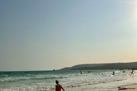 White sand beaches in Koh Rong
