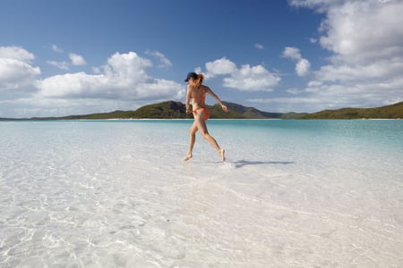 Whitehaven Beach i Whitsunday Islands