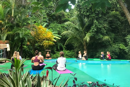 Take a yoga lesson in Santa Teresa