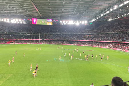 Tag ind og se en sportskamp i Melbourne