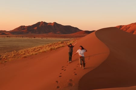 Red dunes in Namibia