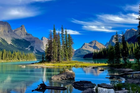Maligne Lake i Jasper National Park
