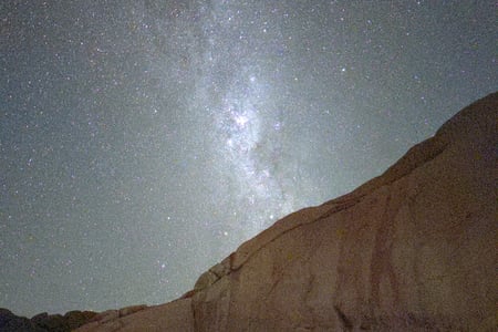 Spectaculaire sterrenhemel in Spitzkoppe