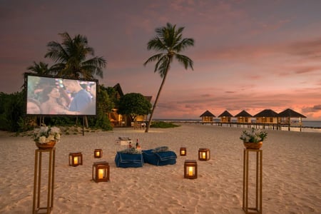 Se film på stranden