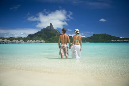 Slappna av i vackra omgivningar på Bora Bora