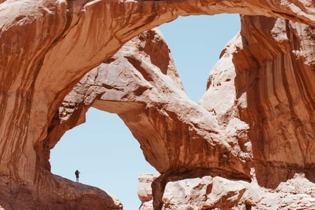 Utrolige klippeformasjoner i Arches National Park