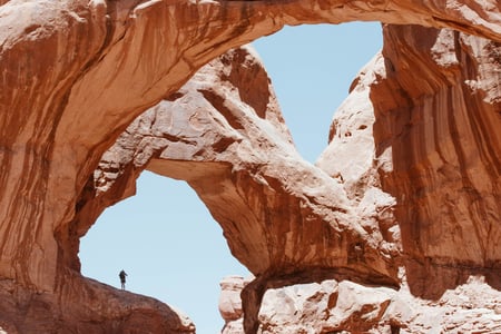 Otroliga klippformationer i Arches National Park