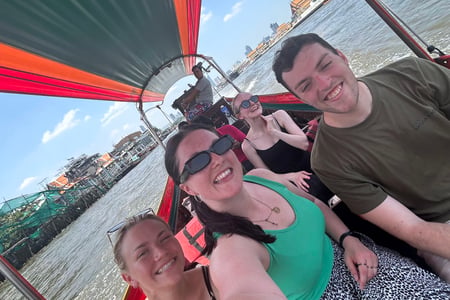 Longtail boat tour on Bangkok's backwaters