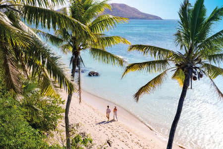 Tropical islands in Fiji