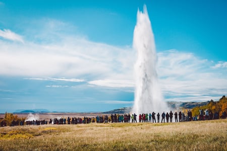 Vær vidne til gejsere i Yellowstone National Park