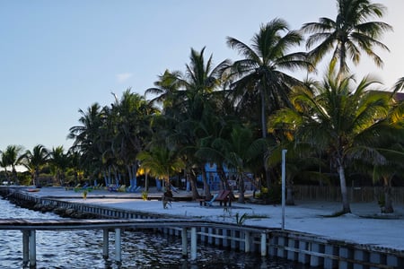 Sunset on Caye Caulker