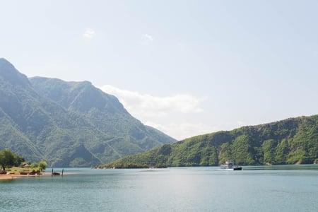 Fallegt landslag í Albaníu