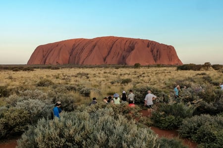Uluru i midten af the Red Centre