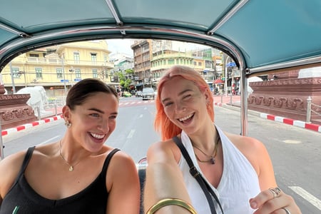 Tuk-tuk ride in Bangkok