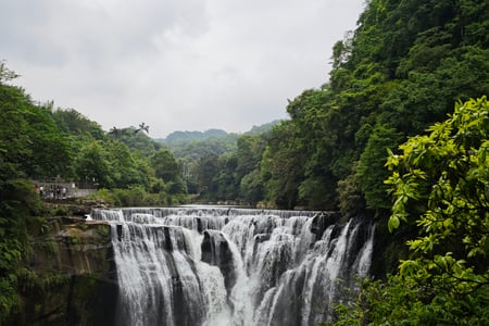 Shifen waterfall in Taiwan